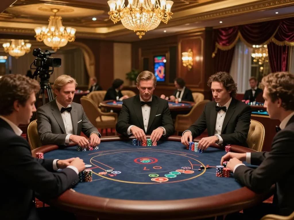 Dive into the exciting world of dagago poker games with players in a lavish VIP casino setting