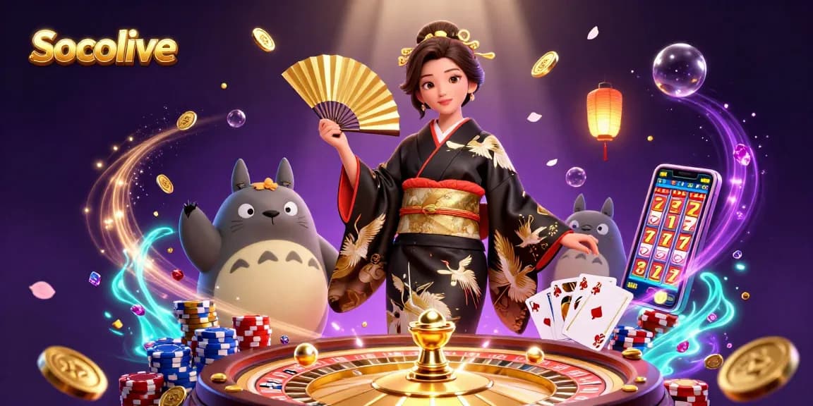 Socolive offers dynamic betting experiences with engaging live casino elements and rich visuals.