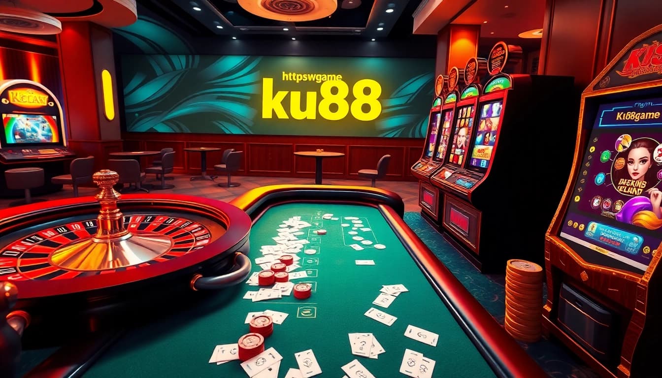 Experience thrilling casino action at https://ku88game.com/, featuring roulette, poker, and vibrant gaming environments.