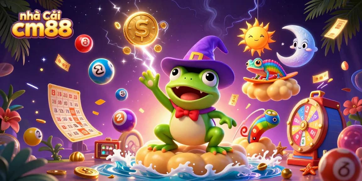 Experience the thrill of nhà cái cm88 with a dynamic storm of golden coins and exciting lottery elements.