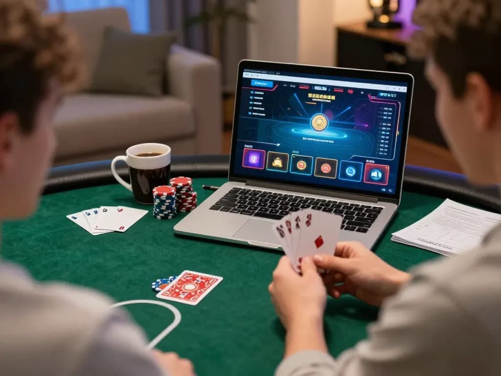 Player winning at online poker on TR88, focused on strategies and gameplay excitement