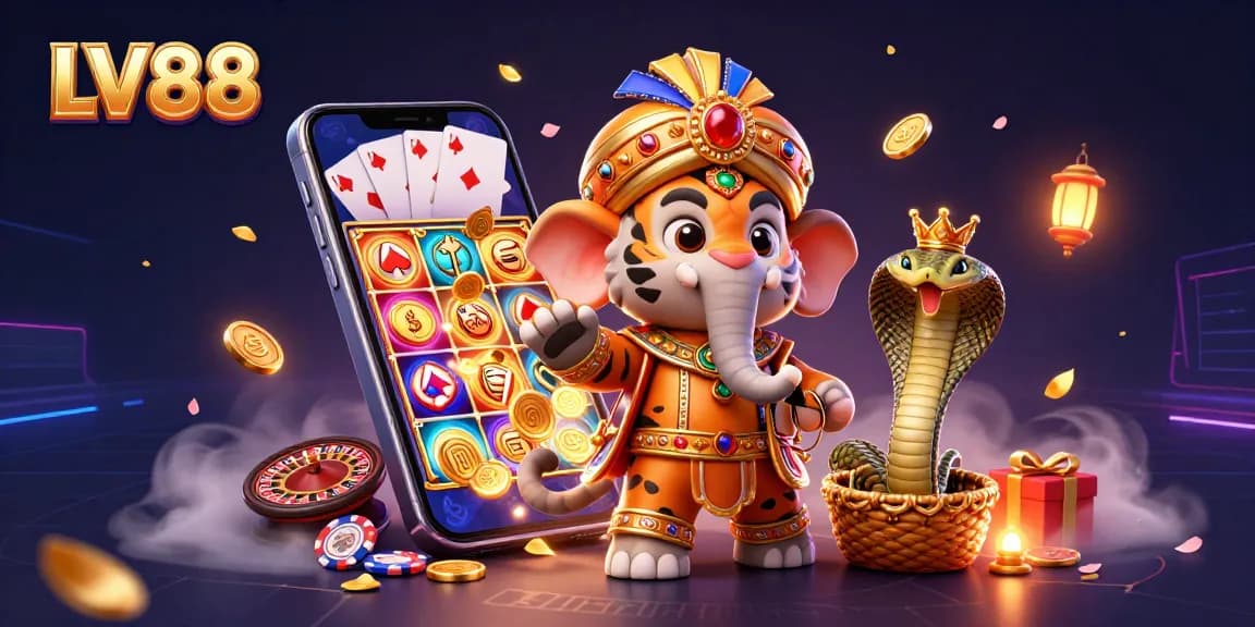 Spin the reels at LV88 for enormous prizes amid vibrant casino action.