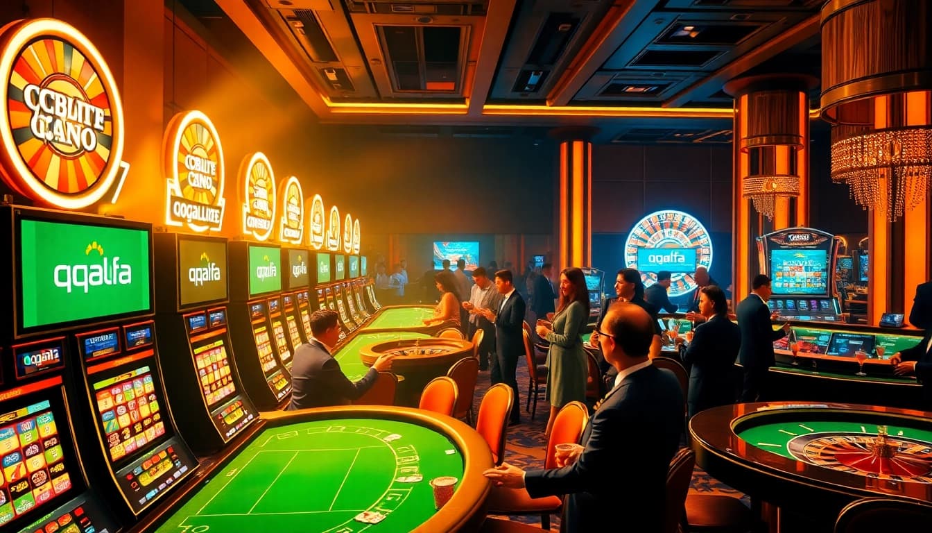 Experience the excitement at qqalfa casino with vibrant slot machines and thrilling gameplay.