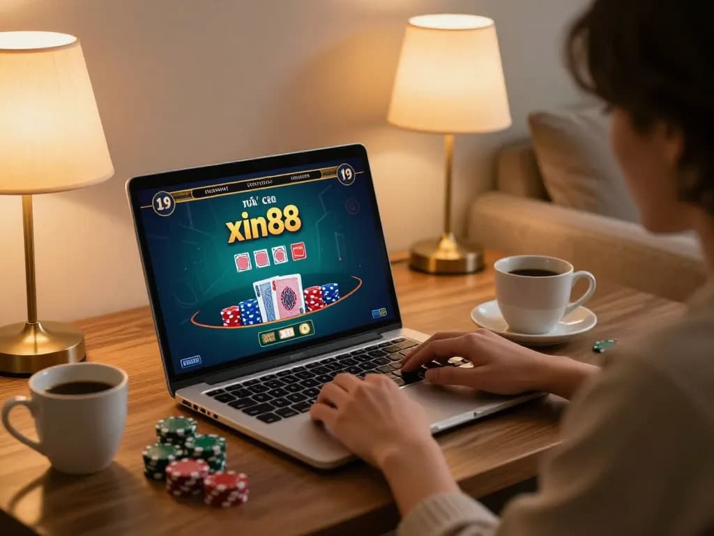 Engaging online gaming with nhà cái xin88, providing immersive blackjack action at home.