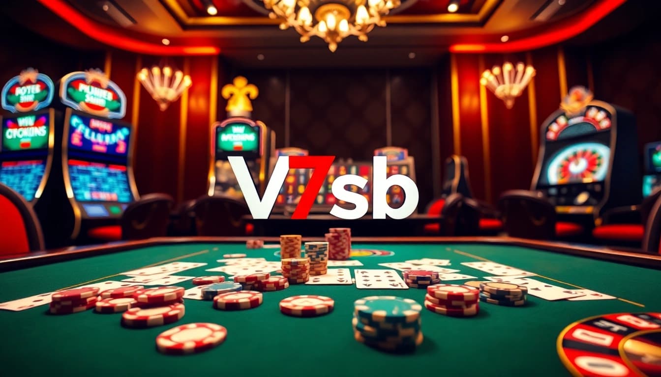 Experience the thrill of gambling at V7sb com with vibrant casino games and luxury ambiance.