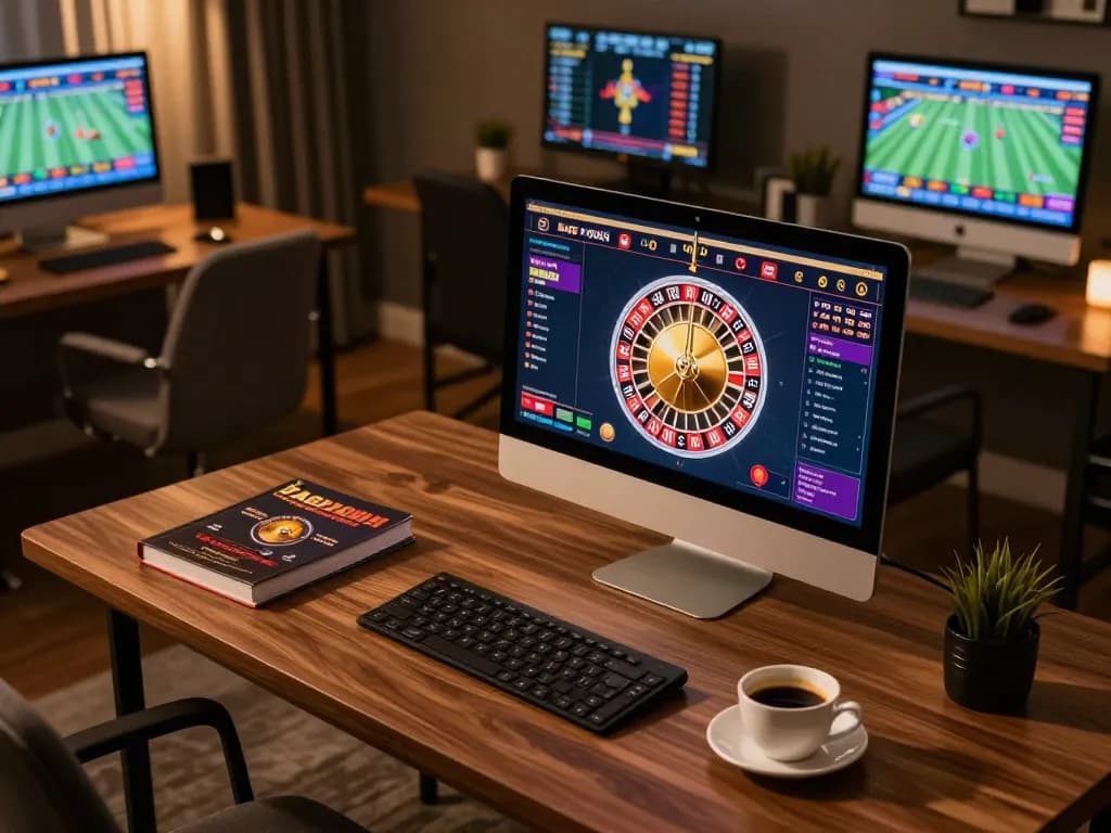 Engaging online casino experience with vibrant cm88 roulette game displayed on a sleek desktop.