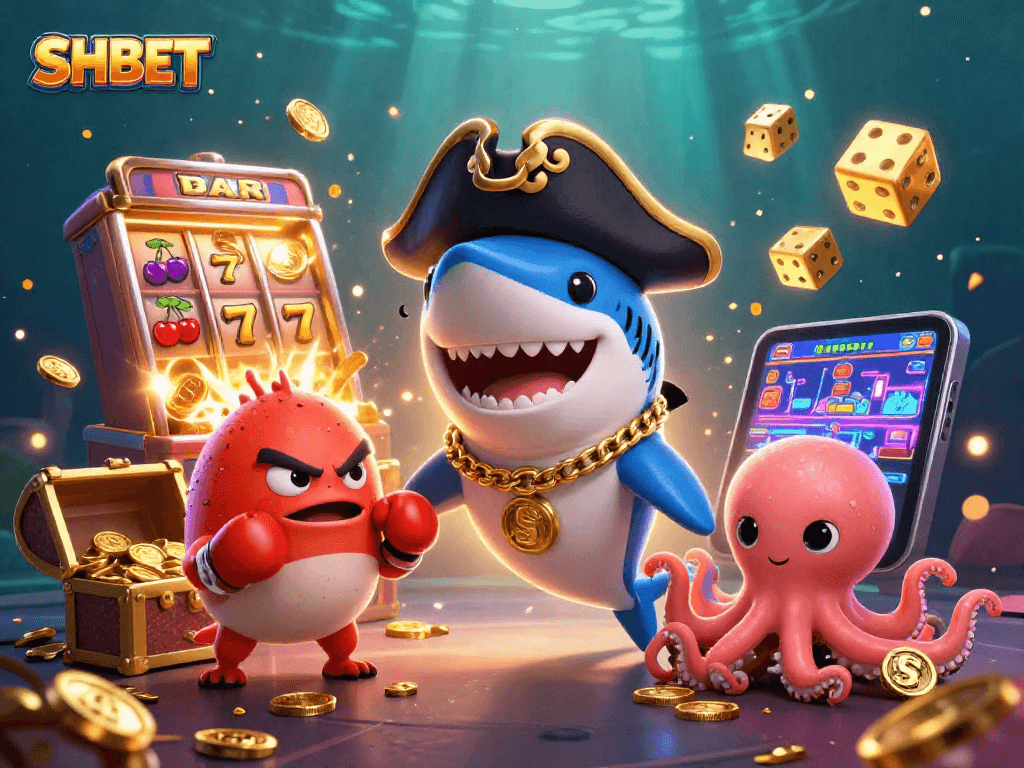 Experience thrilling wins with SHBET in this vibrant underwater casino adventure.