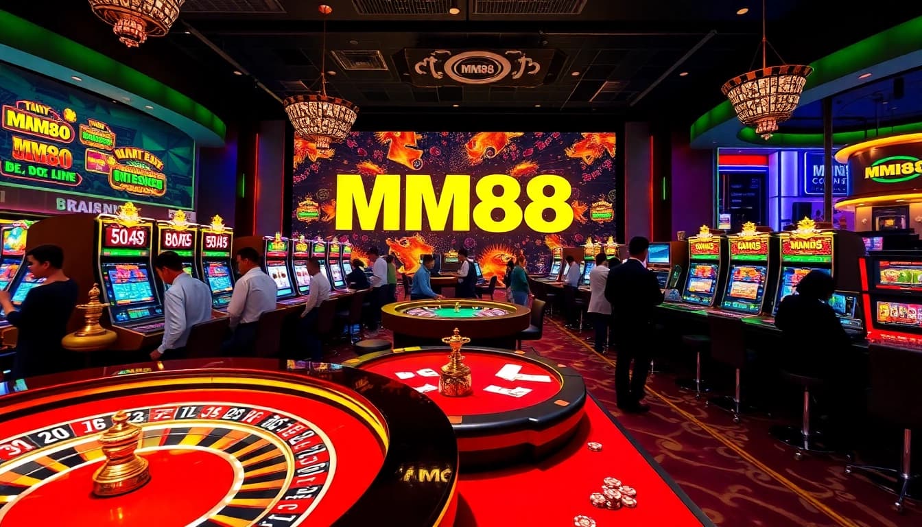 Experience the excitement of gambling at trang chủ mm88 with vibrant casino tables and games.