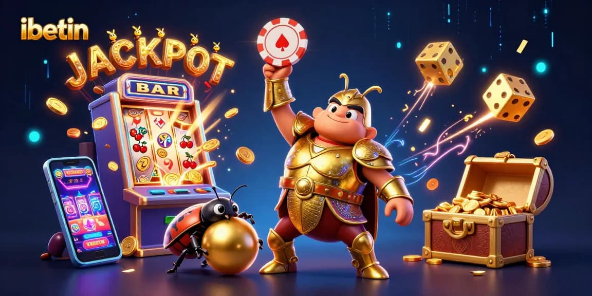 Experience thrilling wins with ibetin's vibrant casino universe showcasing 3D characters and jackpot excitement.