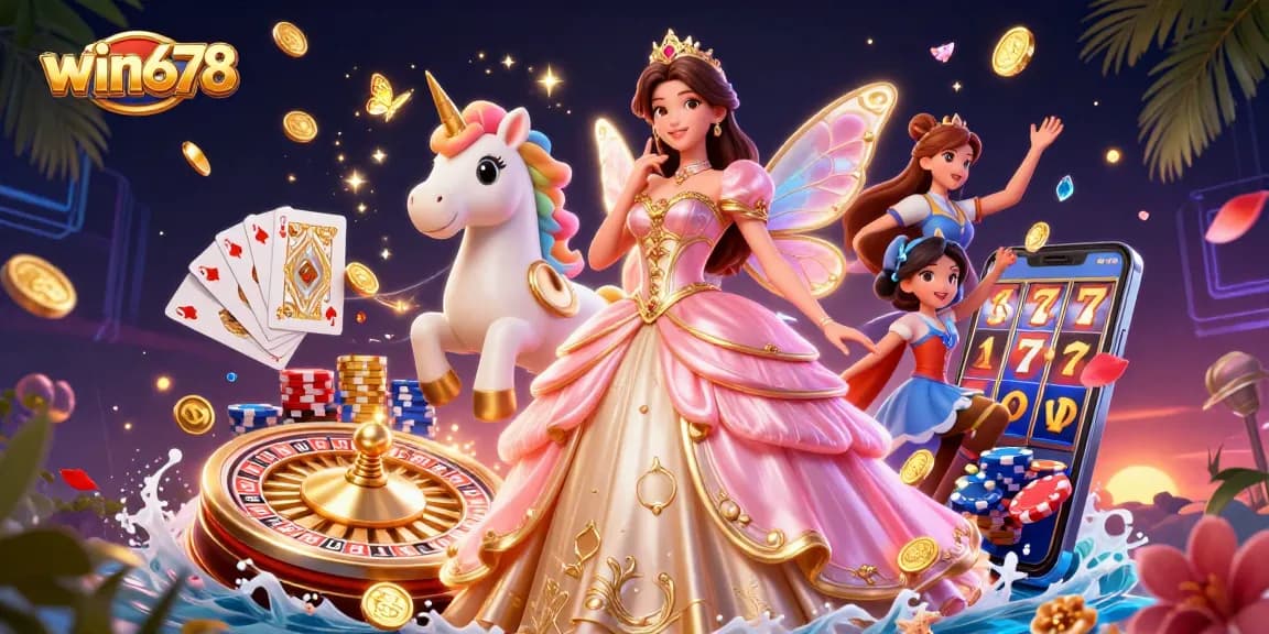 Experience the excitement of win678 with dynamic casino elements and enchanting characters.