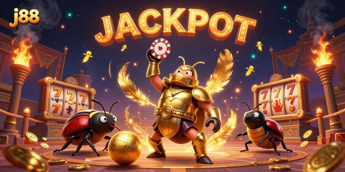 Experience thrilling j 88 slot adventures with a vibrant, action-packed casino scene.