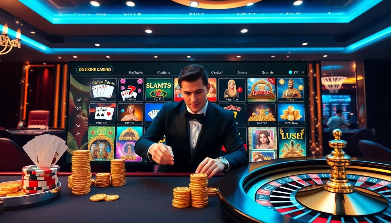 Engaging and exciting gameplay at nhà cái tg88 with vibrant casino visuals and interactive elements.
