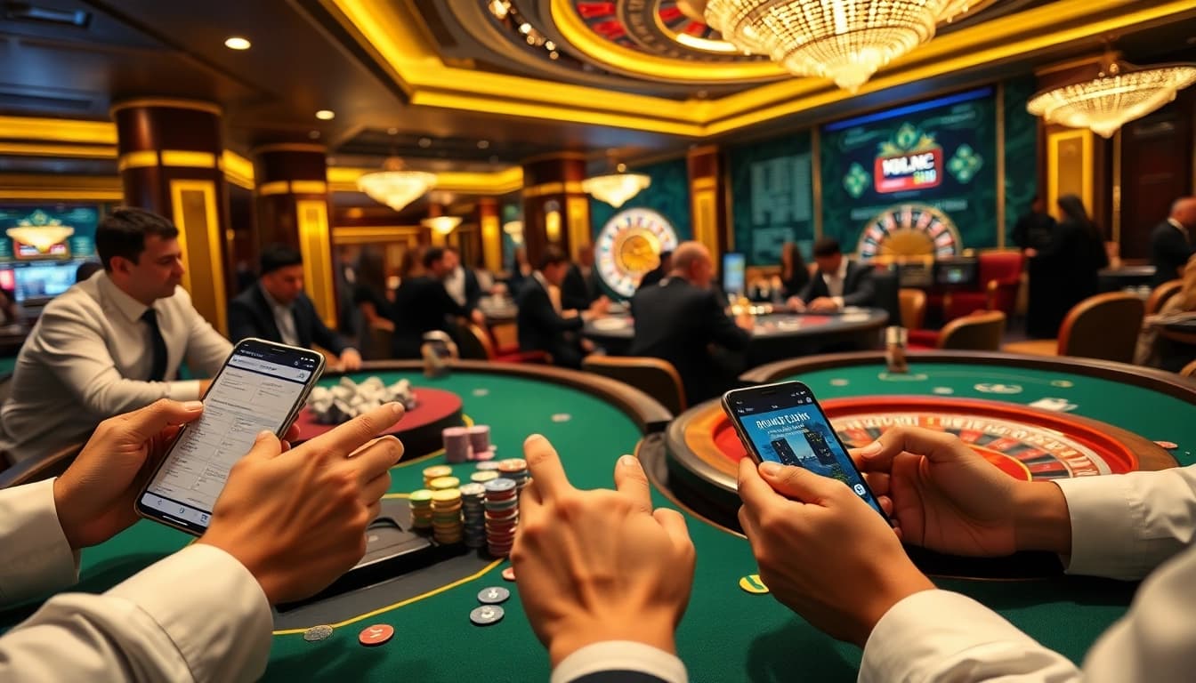 Experience thrilling games at nha cai luck8 with professional dealers and vibrant casino ambiance.