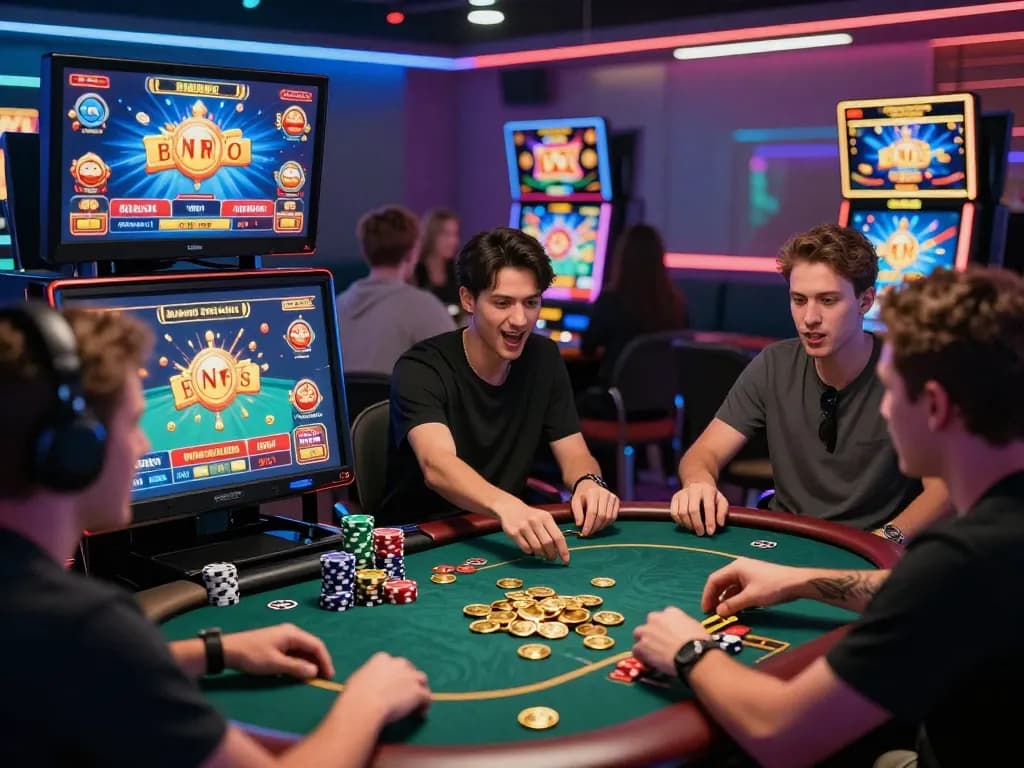 Engaged players experiencing rikvip in a vibrant online gaming atmosphere.