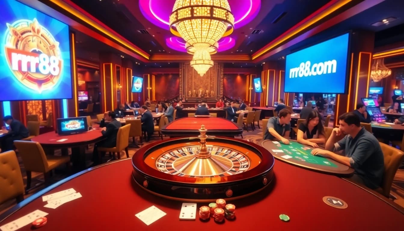 Experience the excitement of rr88.com with vibrant casino games and betting action.