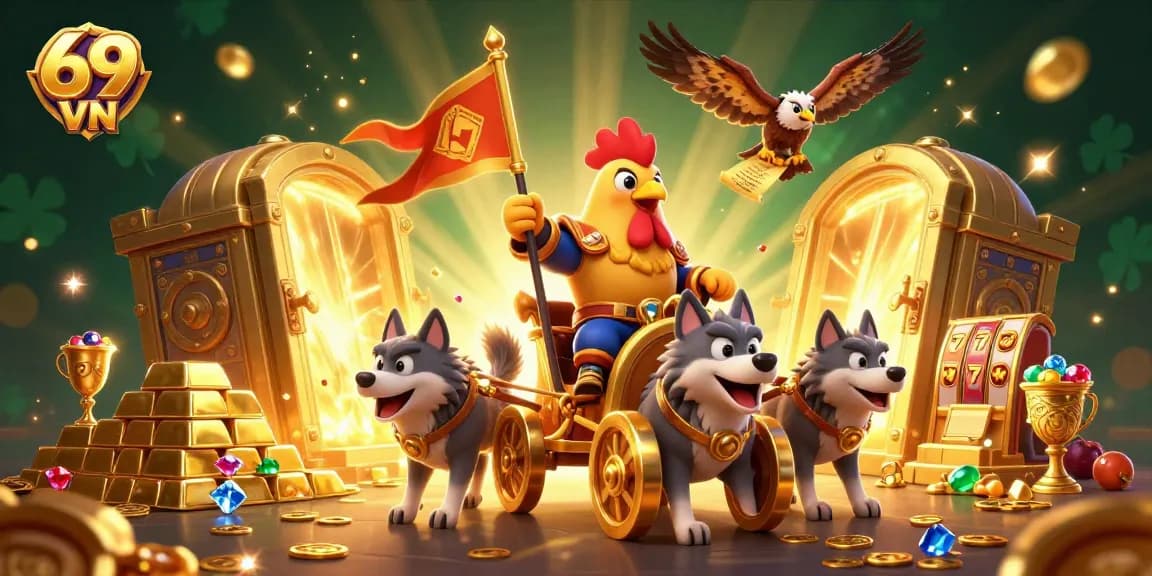 Experience thrilling action at 69 VN with captivating slots and dazzling treasures in an exciting casino atmosphere.