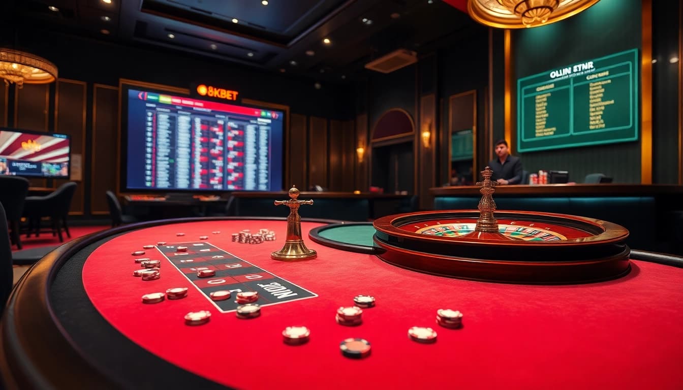 Experience the thrill of betting at nhà cái 8kbet with elegant casino games and vibrant atmosphere.