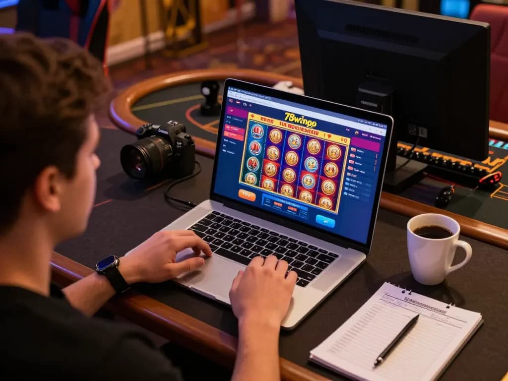 Engaging online gambling scene with 78wingo interface, showcasing player strategy and excitement.