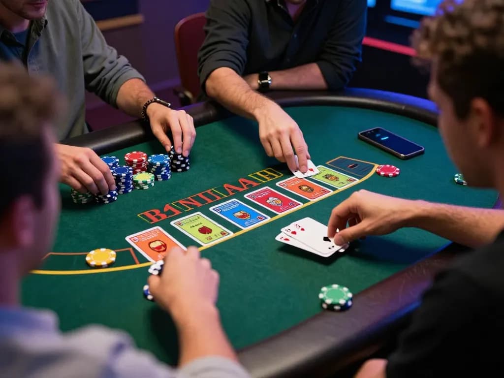Players strategizing in a digital blackjack game at sunwingo online casino for enhanced gaming experience.