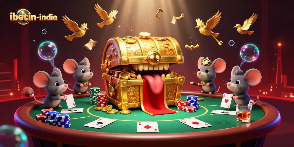 Experience thrilling poker action at ibetin-india with vibrant graphics and interactive elements amidst a lively casino atmosphere.