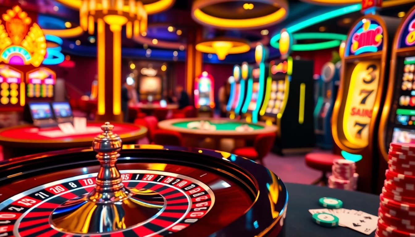 Experience thrilling gameplay at 88AA with elegant casino visuals and exciting gambling action.