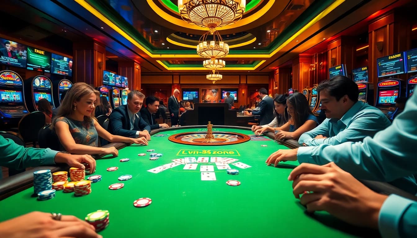 Experience the thrill of gambling at https://vin88zone.club/ with vibrant poker games and slot machines.