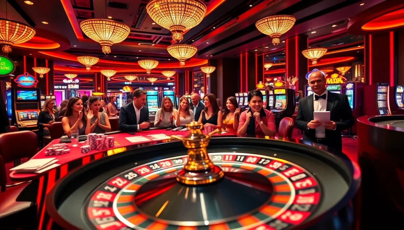 Engaging players enjoying the thrill of 789Win's luxury casino environment with dynamic gaming elements.