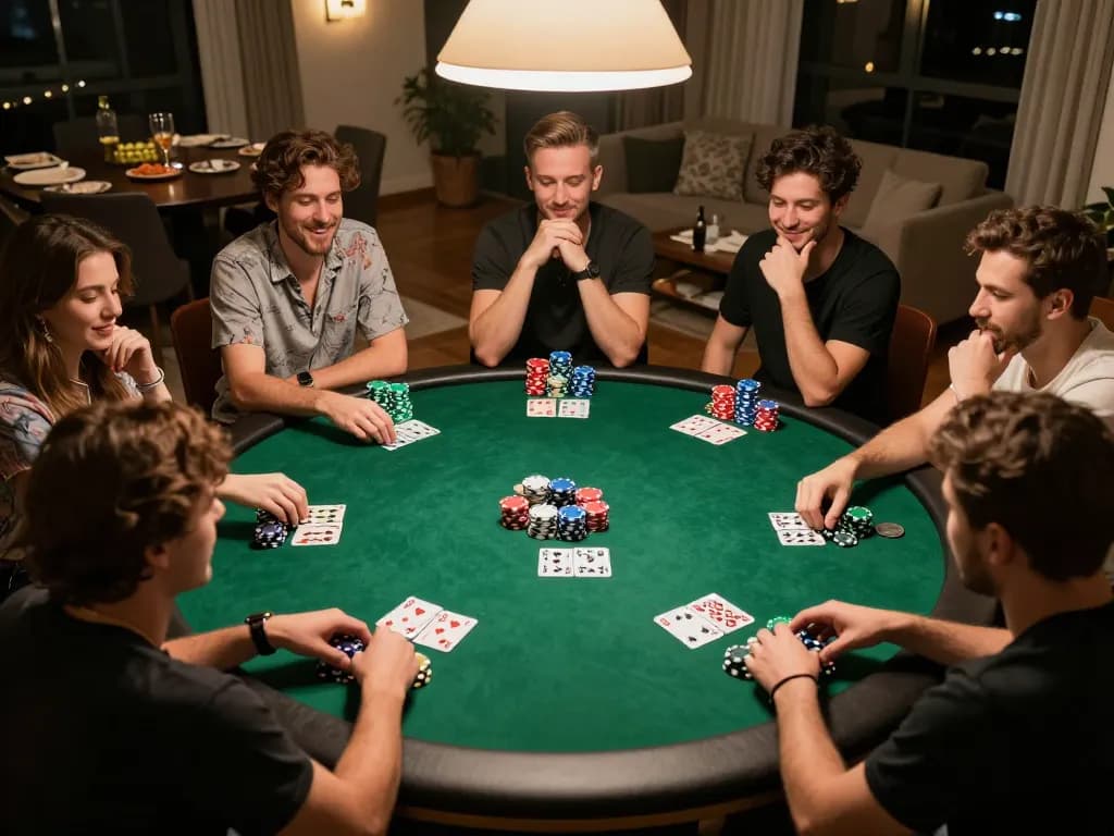 Enjoying a lively poker game with friends, bl555r showcases fun and social strategy.