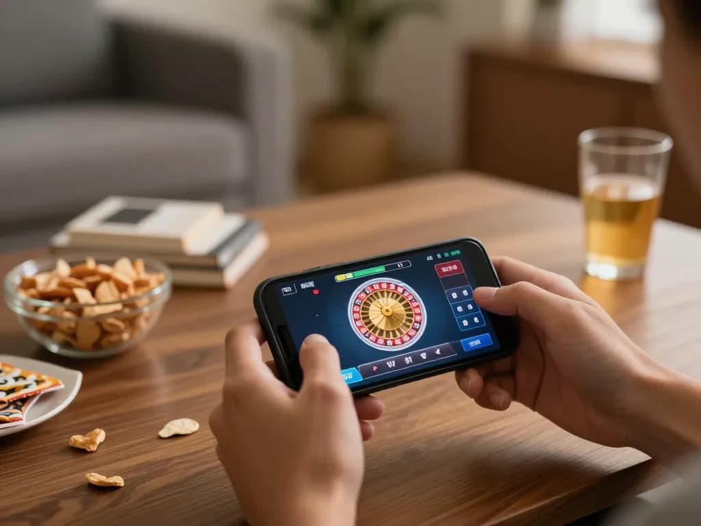 Engaging mobile gaming experience at https://sc88.casino/ with smartphone showing live roulette action