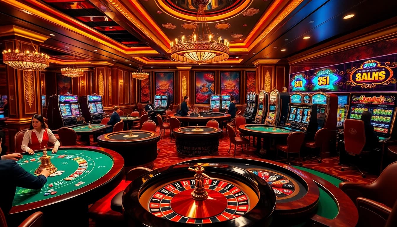 Experience the thrill of 98win com with vibrant casino tables showcasing high-stakes poker and roulette.