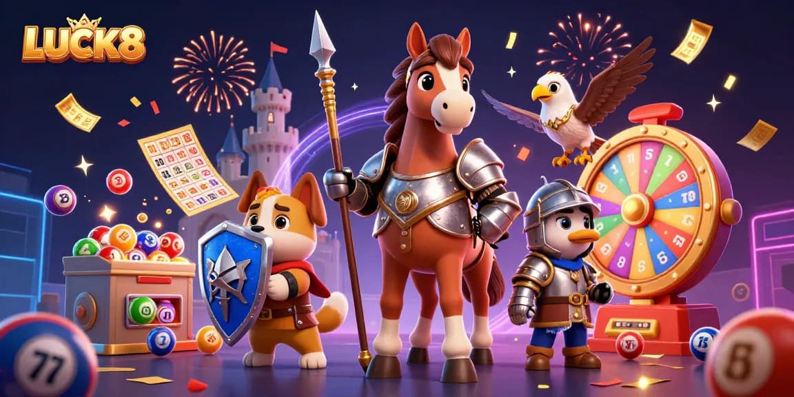 LUCK8 tham gia vào xổ số với các quả bóng sặc sỡ và máy quay thưởng lớn