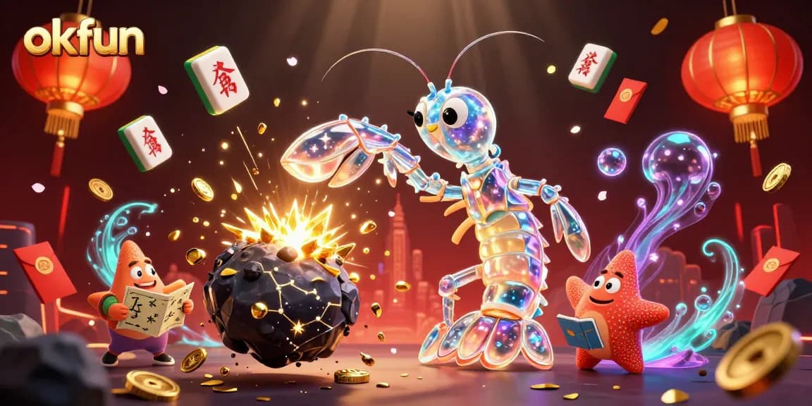 Experience exciting gaming with okfun featuring vibrant characters and dynamic casino elements