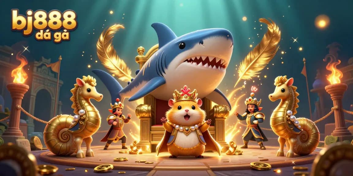 Experience the thrill of bj888 đá gà with an exhilarating fighting arena and royal characters.