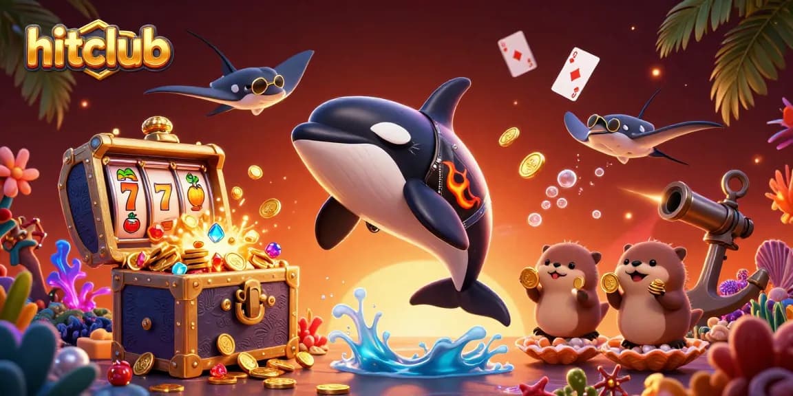 Join the hitclub for thrilling casino adventures with vibrant marine characters and exciting elements.