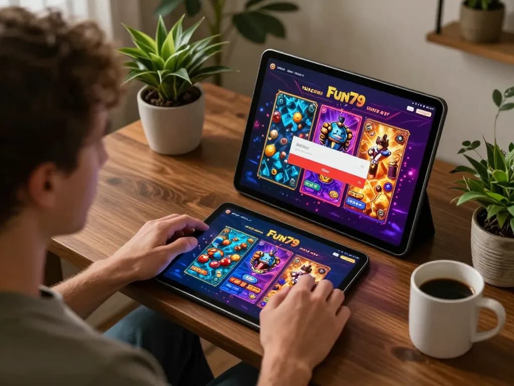 Engage in thrilling online gaming with easy đăng nhập fun79 from your cozy home setup