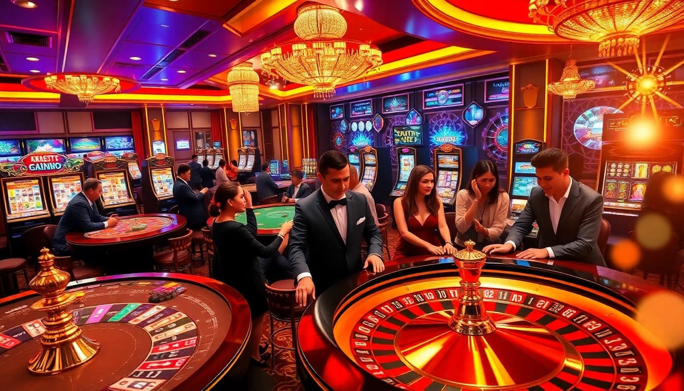 Play exciting games at F168VIP online casino with vibrant tables and thrilling slot machines.