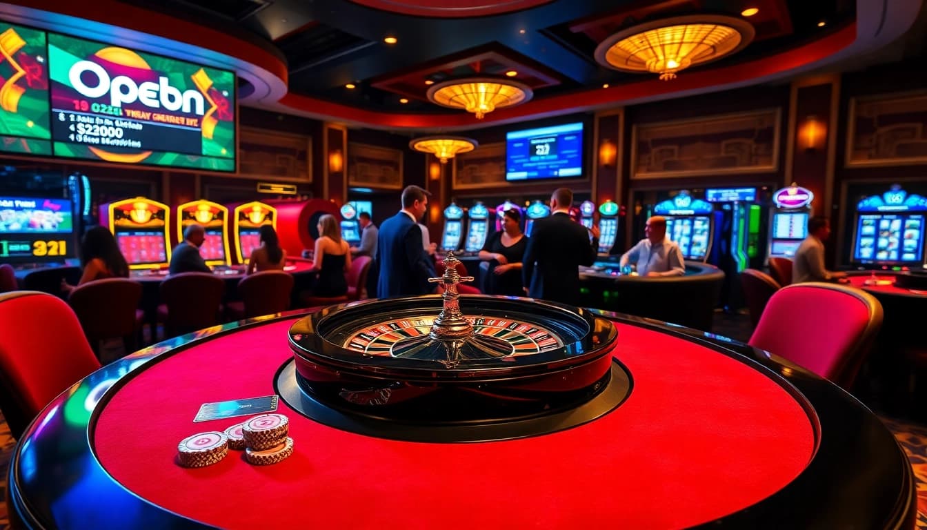 Experience the excitement of gambling at open88 with lively players and luxurious casino elements.