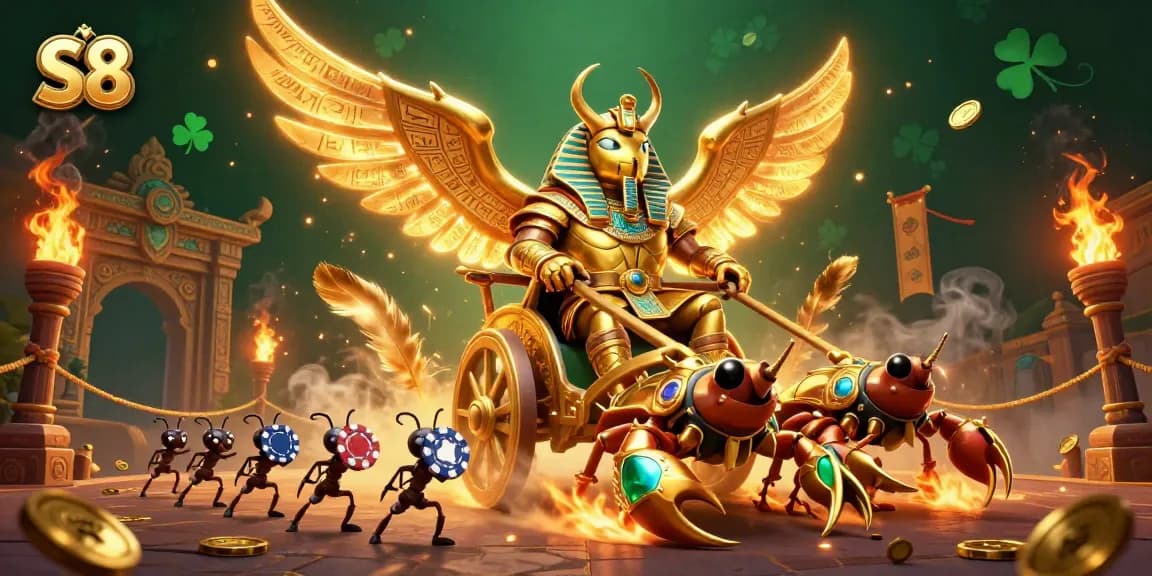Engage in thrilling S8 slot games with captivating 3D characters and dynamic casino elements.