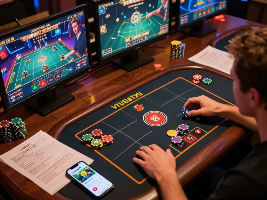 Engaging online gaming session with vuabet88i app showcasing strategic gameplay moments.
