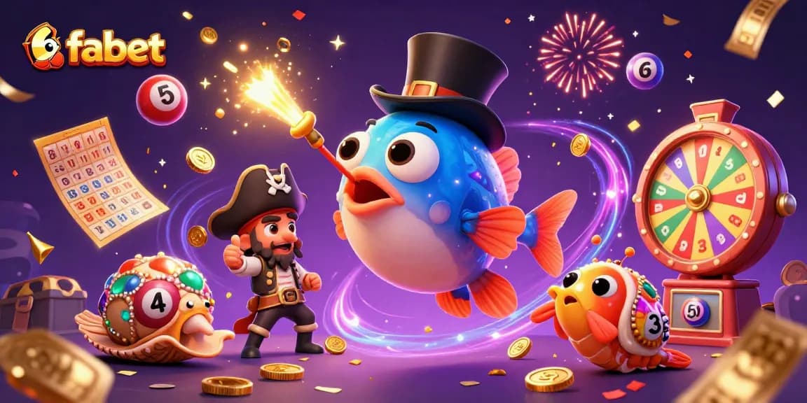 Engage with fabet's thrilling gambling adventure featuring vibrant characters and dynamic casino elements.