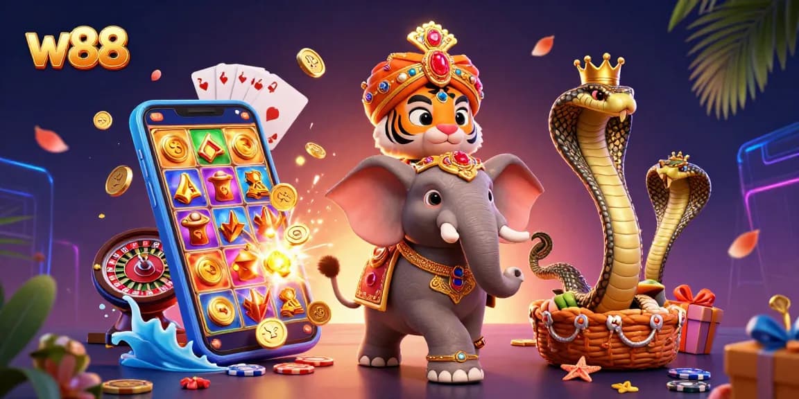 Experience thrilling gameplay at w88 with immersive slot games, vibrant characters, and exciting prizes.