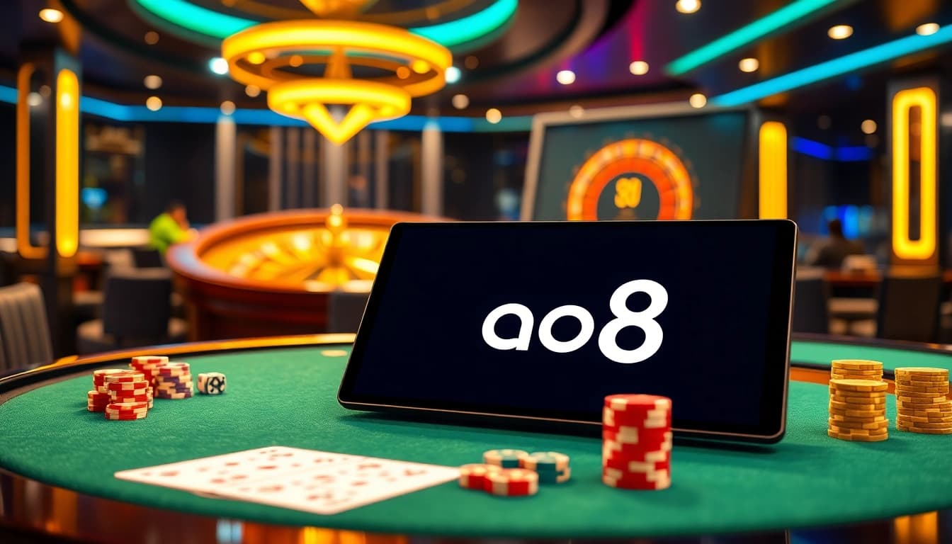 Exciting online gaming environment showcasing go8 casino tables and betting interfaces.