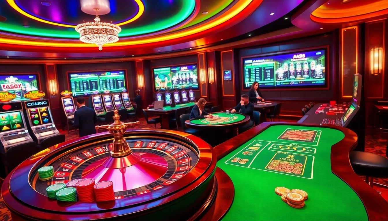 Join the excitement at AA88 casino with vibrant poker chips and engaging gameplay.