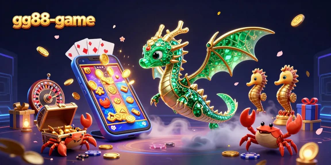 Engage in the vibrant gg88-game with a sea dragon and dynamic casino elements for thrilling experiences.