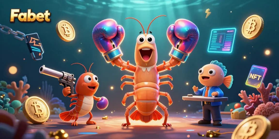Fabet offers thrilling gameplay options as a 3D mantis shrimp faces off in an underwater casino extravaganza.