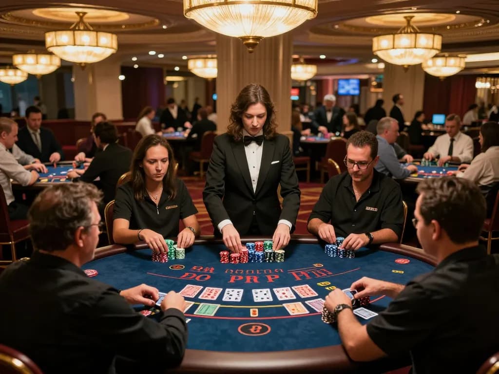 Players engaging in Baccarat gameplay at Casino SC888 with vibrant table action.