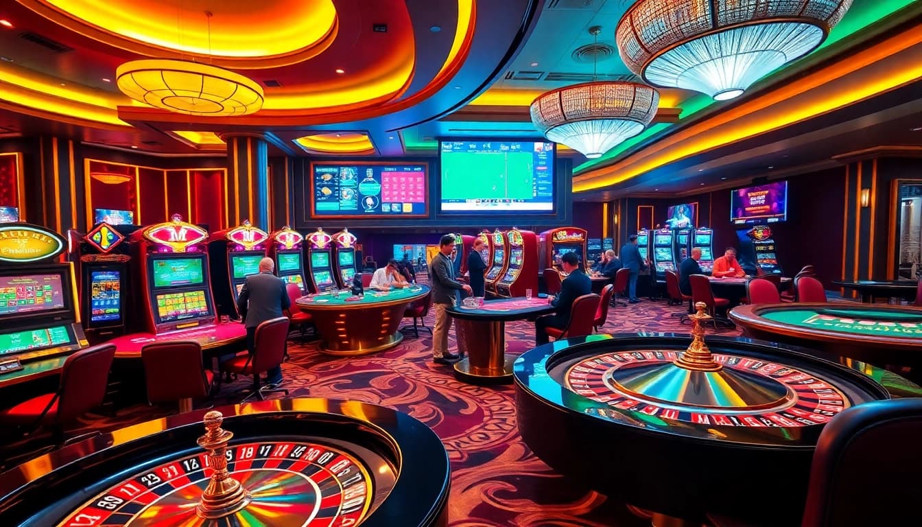 Experience thrilling gameplay at https://mm88.bar/ with exciting casino tables, vibrant slots, and engaging players.