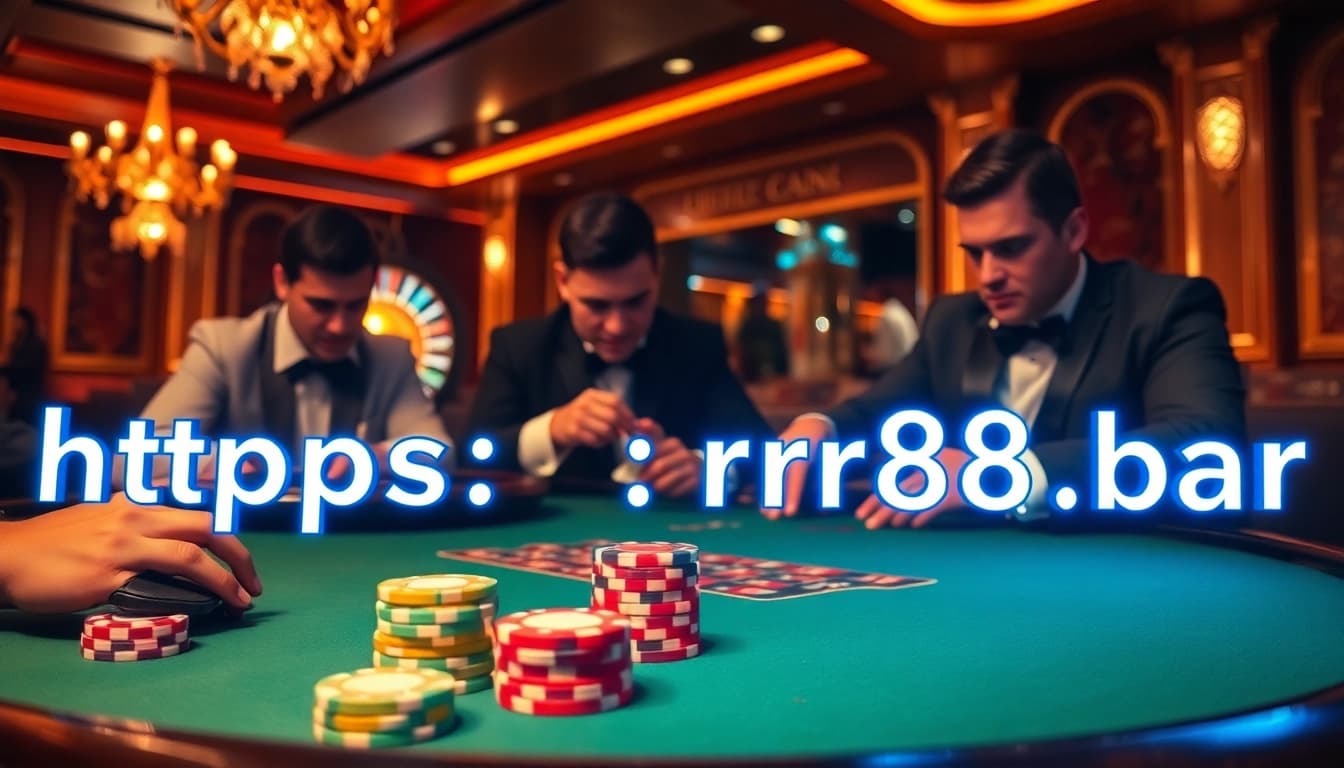 Experience high-stakes excitement at https://rr88.bar/ with vibrant casino scenes and professional gameplay.