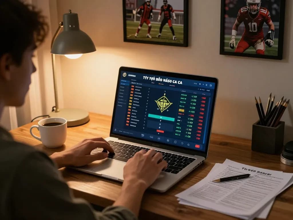 Live betting on tỷ lệ kèo nhà cái with dynamic odds and analysis during a cozy home gaming session