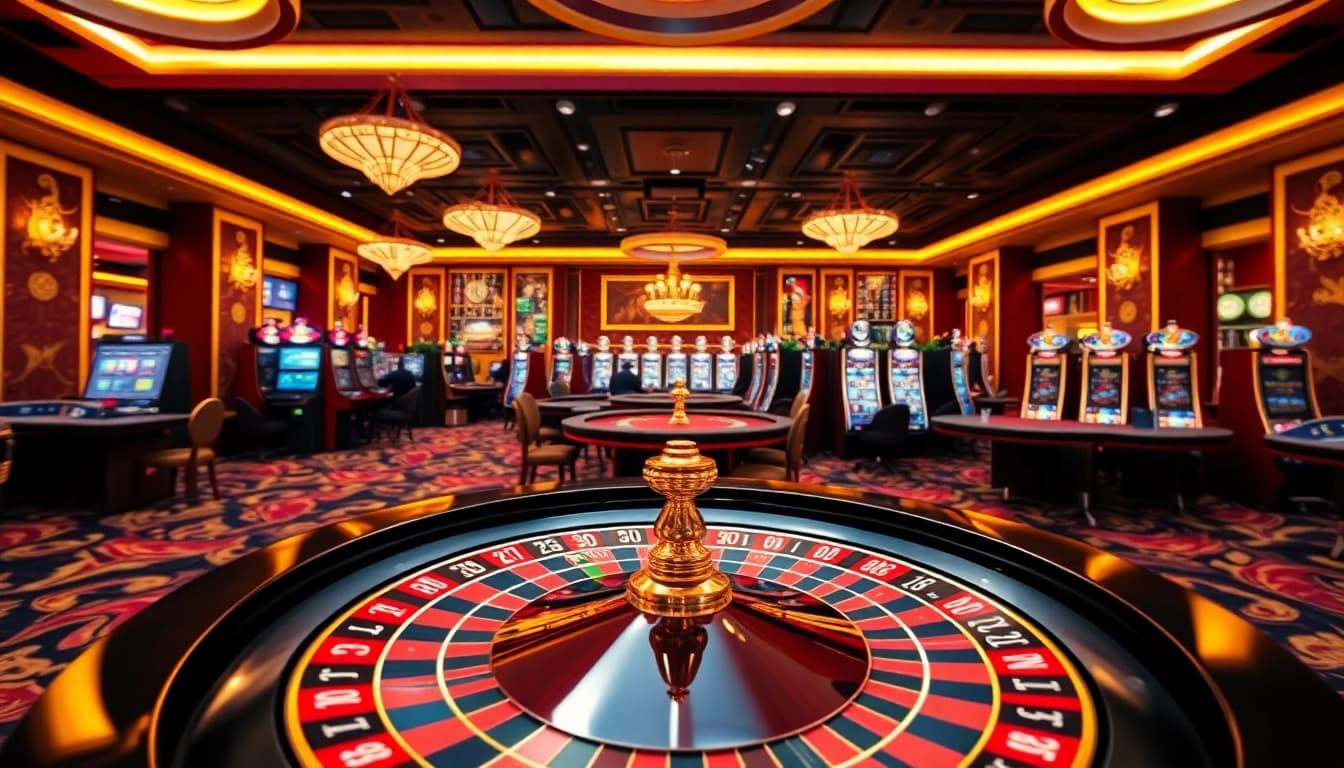 Experience the excitement of vin88 com with dynamic casino tables and vibrant gaming atmosphere.